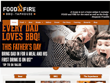 Tablet Screenshot of foodfirebbq.com